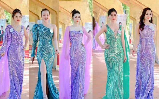 Dàn thí sinh Hoa hậu Thương hiệu Việt Nam 2022 khoe vẻ đẹp đài cát, kiêu sa trong trang phục dạ hội của NTK Tommy Nguyễn