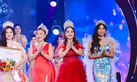 Hoa hậu Lê Thị Thắm khoe sắc trong vai trò giám khảo Hoa hậu Thương hiệu Việt Nam 2023