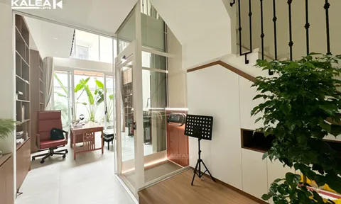 Làm sao để thang máy mini trở thành điểm nhấn kiến trúc trong nhà?