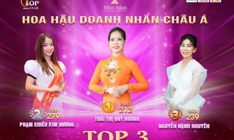 BXH “Người đẹp được yêu thích nhất” Hoa hậu Doanh nhân Châu Á Việt Nam 2022 chính thức mở cổng bình chọn