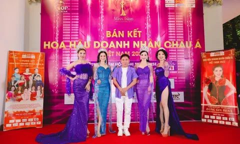 Á hậu Mai Thanh Thủy thu hút mọi ánh nhìn khi chấm thi Hoa hậu Doanh nhân Châu Á Việt Nam 2022