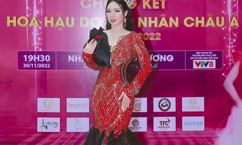 Hoa hậu Khương Phương Anh lộng lẫy chấm thi chung kết Hoa hậu Doanh nhân Châu Á Việt Nam 2022