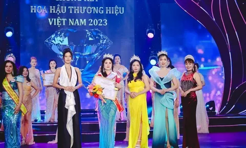 Doanh nhân Đỗ Thị Nhị đạt Á hậu 3 Hoa hậu Thương hiệu Việt Nam 2023