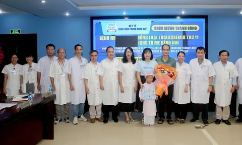 Ca ghép tủy đồng loại thalassemia đặc biệt lần đầu thành công ở Việt Nam