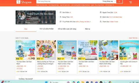 Xử phạt chủ cơ sở kinh doanh trà sữa giảm cân chứa chất cấm
