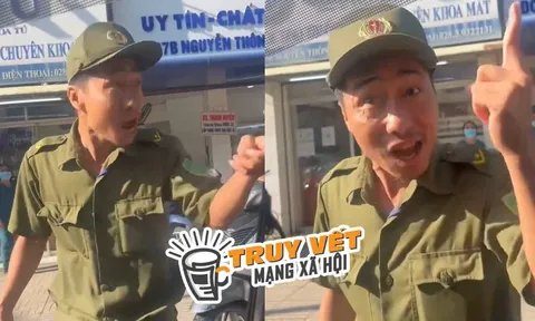 Sự thật về người mặc trang phục bảo vệ an ninh trật tự cơ sở lớn tiếng tại Bệnh viện Mắt TP HCM