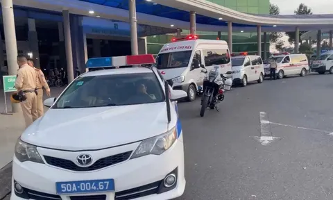 CSGT hộ tống 5 bộ phận tạng của nam thanh niên đi cứu người