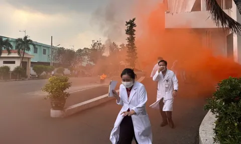 Kịch bản chữa cháy tòa nhà 5 tầng trong bệnh viện tại TPHCM