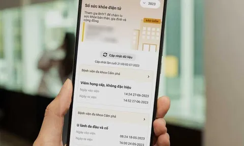 Sổ sức khỏe điện tử VNeID chính thức thay sổ giấy