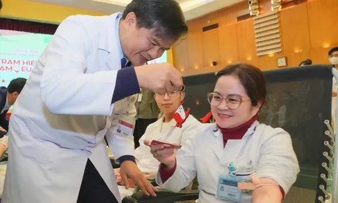 Hiến máu giữa ngày giá rét, lan tỏa tinh thần sẻ chia