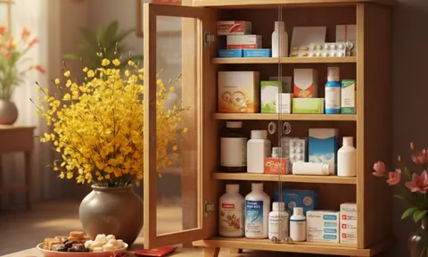 “Checklist” tủ thuốc gia đình ngày Tết để đón Xuân an vui