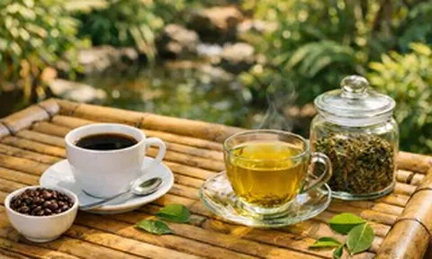 Đẩy lùi gan nhiễm mỡ nhờ uống cà phê, trà mỗi ngày