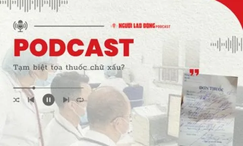 Toa thuốc chữ xấu đến mức không đọc được, giờ còn không?