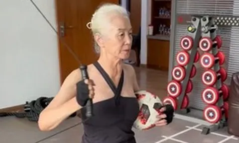 Cụ bà 81 tuổi nâng tạ, kéo cáp "dễ như ăn kẹo": Tuổi trung niên từng suy yếu vì 3 cuộc phẫu thuật