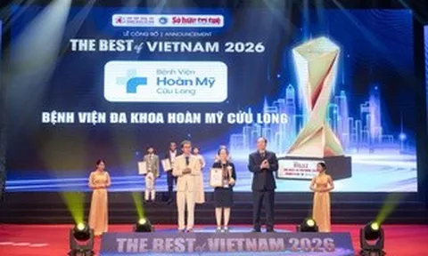 Bệnh viện Hoàn Mỹ Cửu Long lọt vào tốp 10 bệnh viện tốt nhất Việt Nam