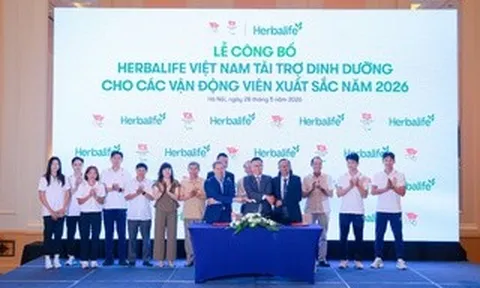 Herbalife Việt Nam tiếp tục tài trợ sản phẩm dinh dưỡng cho các VĐV xuất sắc Việt Nam năm 2026