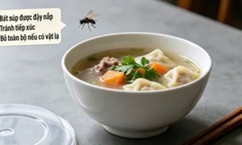 Con ruồi rơi vào bát canh: Chỉ là một con ruồi thôi, vớt ra rồi đun sôi lại là vẫn ăn được bình thường?