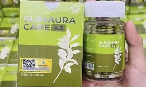 Bộ Y tế đề nghị gỡ bỏ sản phẩm Slimaura Care X3 giảm cân chưa được cấp phép