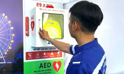Lắp máy cấp cứu tim tại bờ biển, sân bay, trường học, khu dân cư