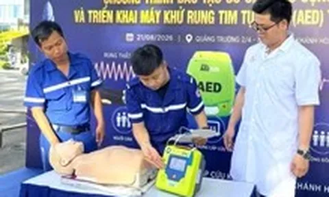 Lắp máy khử rung tim tại bờ biển, sân bay, trường học: Vận hành ra sao để hiệu quả?