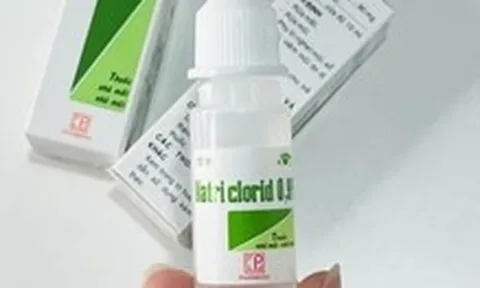 Công ty sản xuất thuốc nhỏ mắt Natri clorid 0,9% không đạt 'độ trong' bị xử phạt