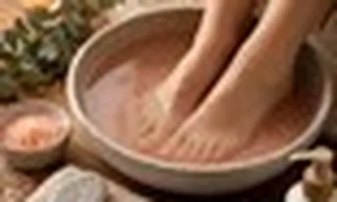 Ngâm chân bằng muối hồng có tác dụng gì?