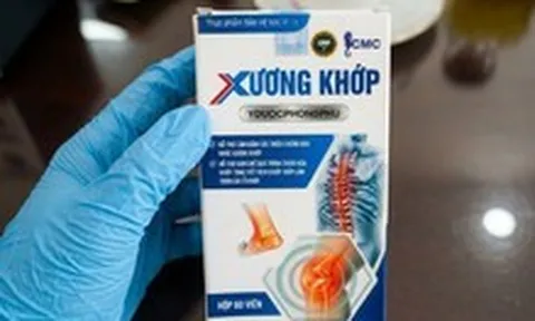 Phát hiện thực phẩm bảo vệ xương khớp nhưng không có chất hỗ trợ xương khớp như công bố