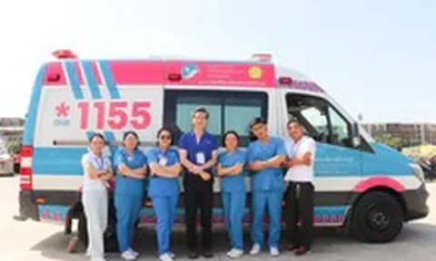 Bệnh viện Quốc tế Mỹ triển khai trạm cấp cứu vệ tinh 115