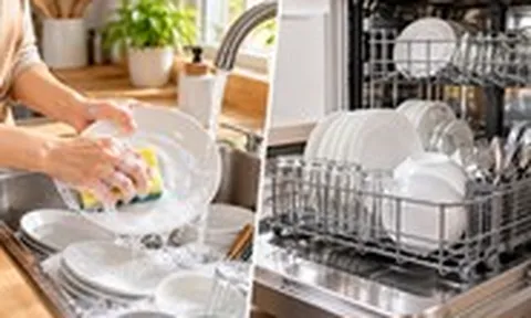 Rửa chén bát bằng tay và bằng máy: Cách nào vệ sinh và tốt cho sức khỏe hơn?