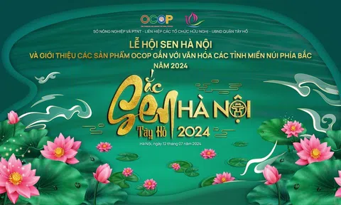 MV "Tình Sen" của Nhà báo Vương Xuân Nguyên và NSƯT Hương Giang khởi động Lễ hội Sen Hà Nội 2024