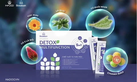 Detox Multifunction 5in1: Giải pháp tối ưu để thanh lọc cơ thể, loại bỏ 5 loại độc tố