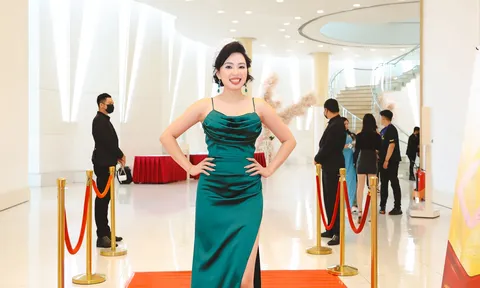 Á hậu Triệu Mai Thanh Thủy khoe nhan sắc rạng rỡ tại buổi casting Hoa hậu Thương hiệu Việt Nam 2022