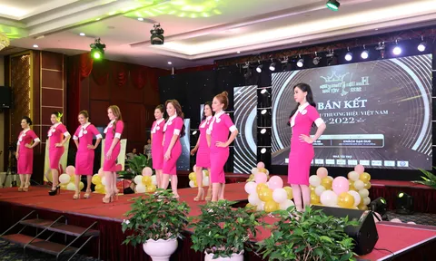 Sân khấu đêm bán kết Hoa hậu Thương hiệu Việt Nam 2022