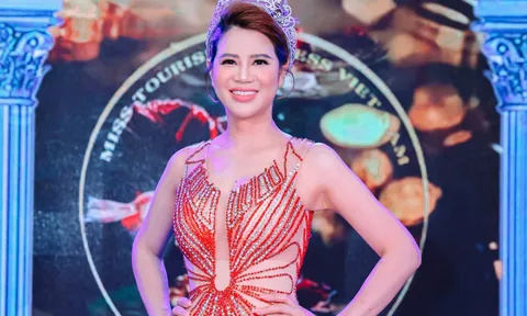 Hoa hậu Lan Lê "so kè" nhan sắc cùng dàn mỹ nhân tại Bán kết Hoa hậu Doanh nhân Du lịch Việt Nam 2023