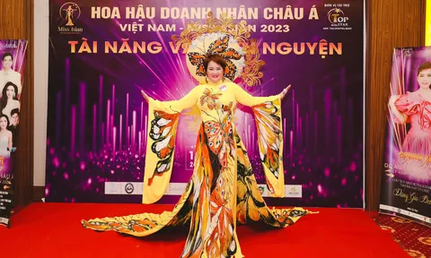 Đấu giá áo dài gây quỹ thiện nguyện, tấm lòng nhân ái của Tự Thị Lan được lan tỏa