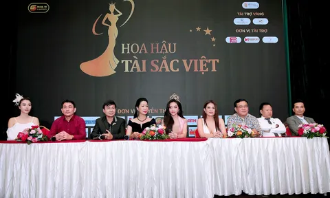 Diễn viên Nguyễn Trường Thịnh tổ chức họp báo công bố cuộc thi Hoa hậu Tài Sắc Việt 2023