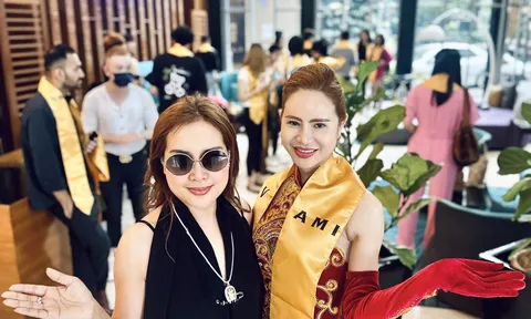 Chủ tịch Đặng Gia Bena tiếp tục đồng hành cùng Hoa hậu Lan Lê trong hành trình tại đấu trường quốc tế